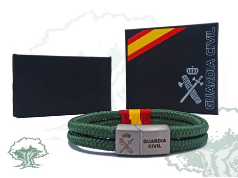 Pulsera Guardia Civil de cuerda naútica