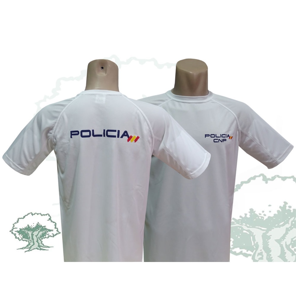 Camiseta Policia Nacional Rosa- Camisetas CNP
