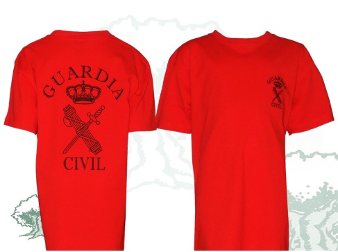 Camiseta de algodon Guardia Civil liquidación