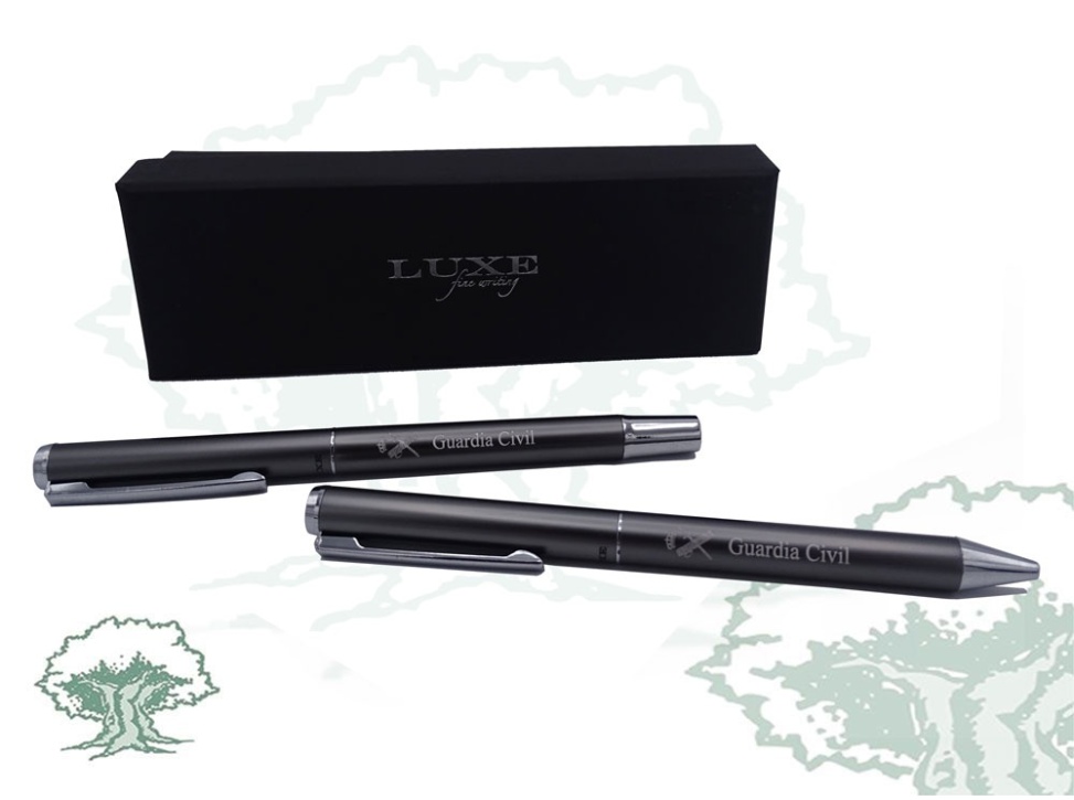 Bolígrafo y rollerball Guardia Civil oscuro