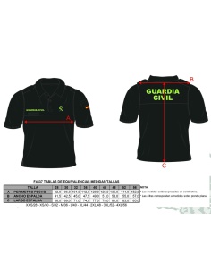 Polo GRS Guardia Civil fluor 2