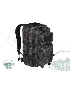 Mochila Mil-Tec Dark Camo Laser Cut Assault 36 litros