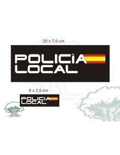 Logos Policía Local bandera España chaleco