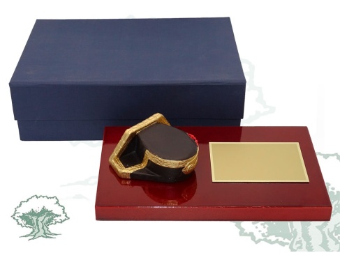 Tricornio de sobremesa decorado a mano