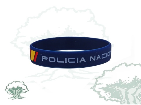 Pulsera Policía Nacional de silicona