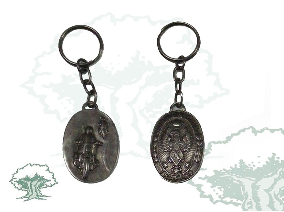 Llavero Guardia Civil de Tráfico metálico