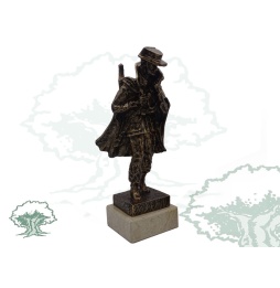 Figura Guardia Civil con capa color bronce grande
