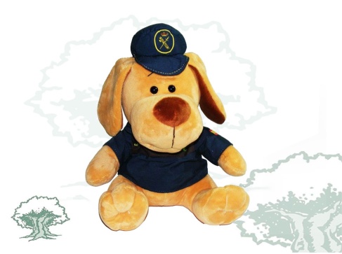 Peluche perro Guardia Civil