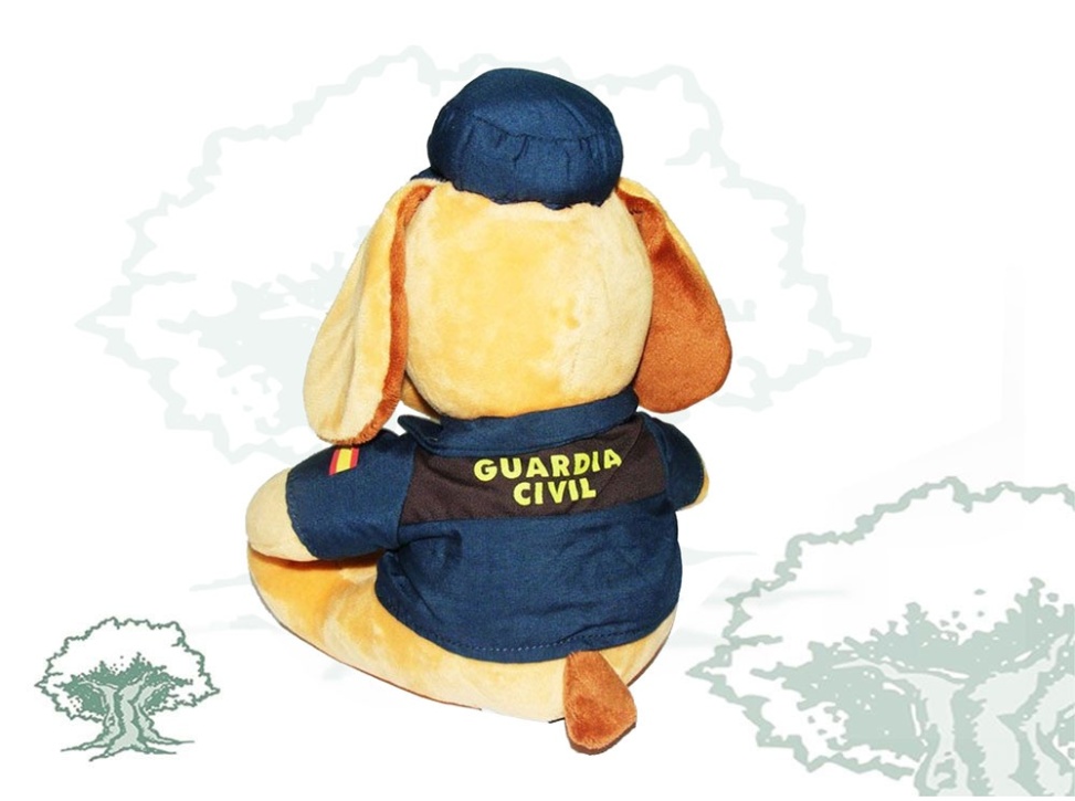 Peluche perro Guardia Civil