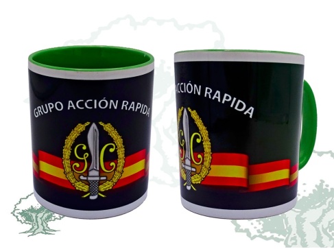 Taza GAR de la Guardia Civil con bandera de España