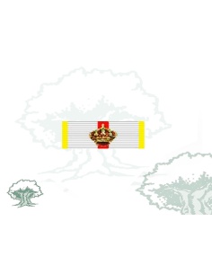 Pasador Gran Cruz Mérito Militar distintivo amarillo