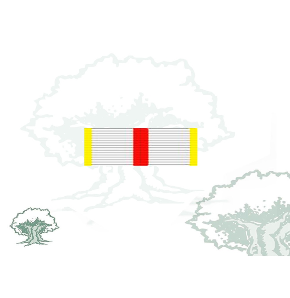 Pasador Cruz del Mérito Militar distintivo amarillo Rodmen escalable