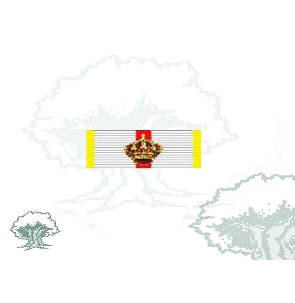 Pasador Gran Cruz del Mérito Militar distintivo amarillo Rodmen escalable
