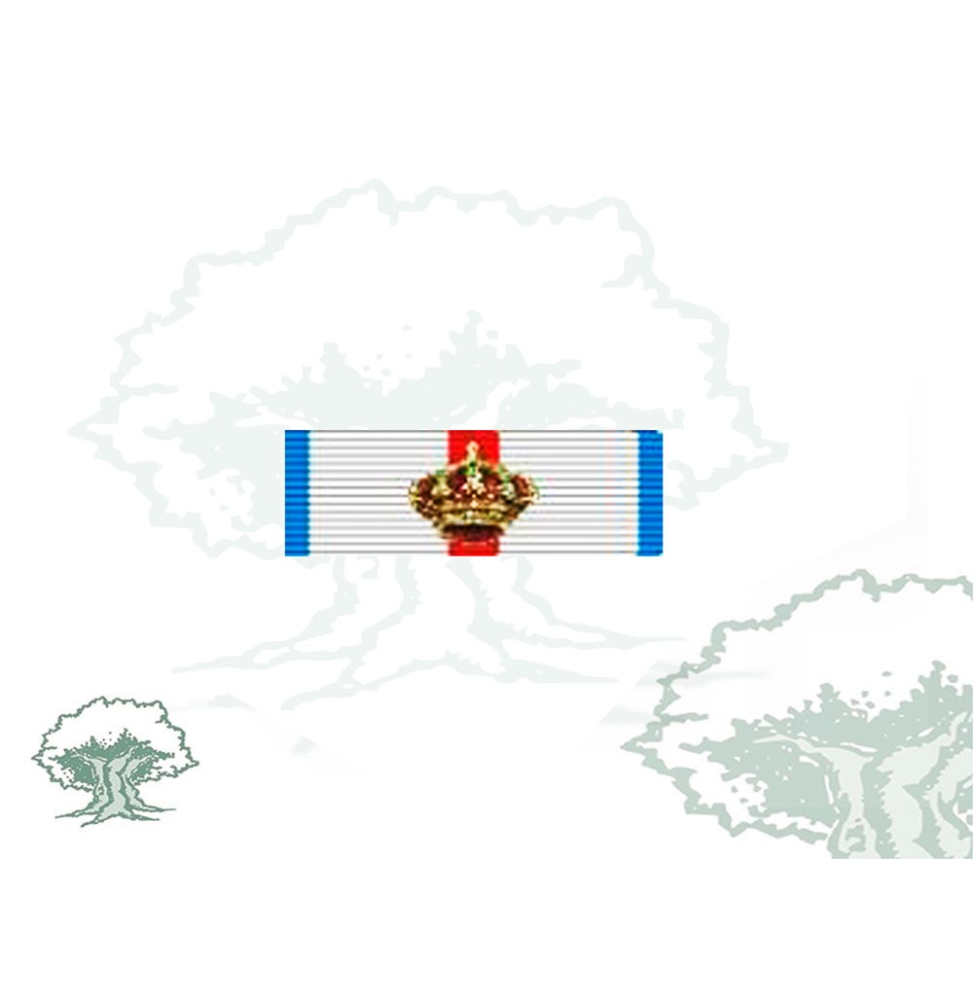Pasador Gran Cruz del Mérito Militar distintivo azul Rodmen escalable