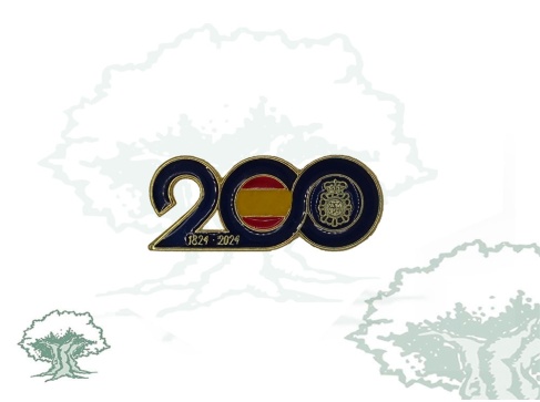 Pin 200 aniversario Policia Nacional perfilado
