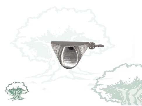 Colgante de plata Tricornio grande