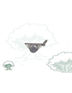 Colgante Tricornio mediano de plata