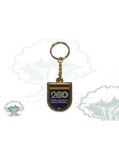 Llavero 200 aniversario Policia Nacional resina