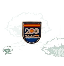 Pin conmemorativo del 200 aniversario de la Policia Nacional rectangular