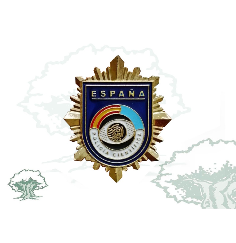 Distintivo de permanencia Policía Científica de la Policía Nacional