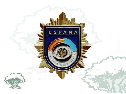 Distintivo de permanencia Policía Científica de la Policía Nacional