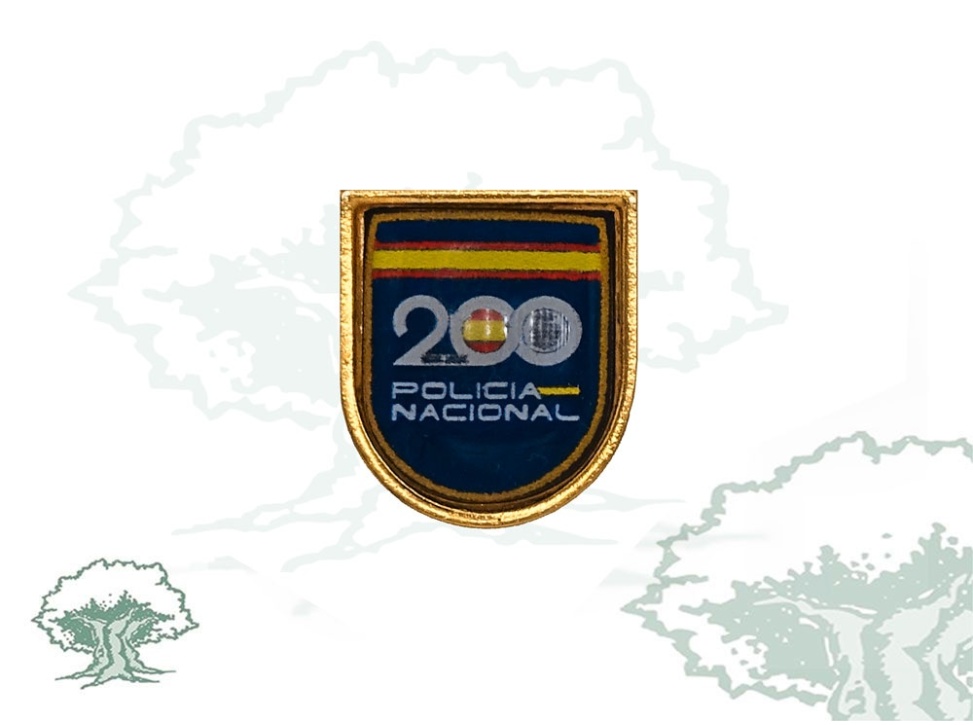 Pin conmemorativo 200 aniversario Policia Nacional resina
