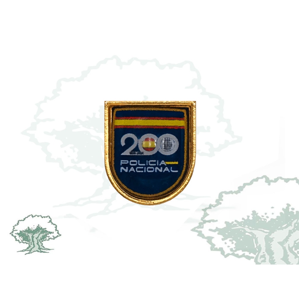 Pin conmemorativo del 200 aniversario de la Policia Nacional en resina