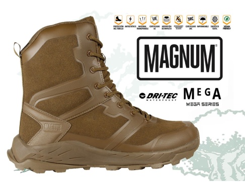 Botas Magnum Mega Trooper HI MS Waterproof Coyote Botas Magnum Mega Trooper HI MS Waterproof Coyote