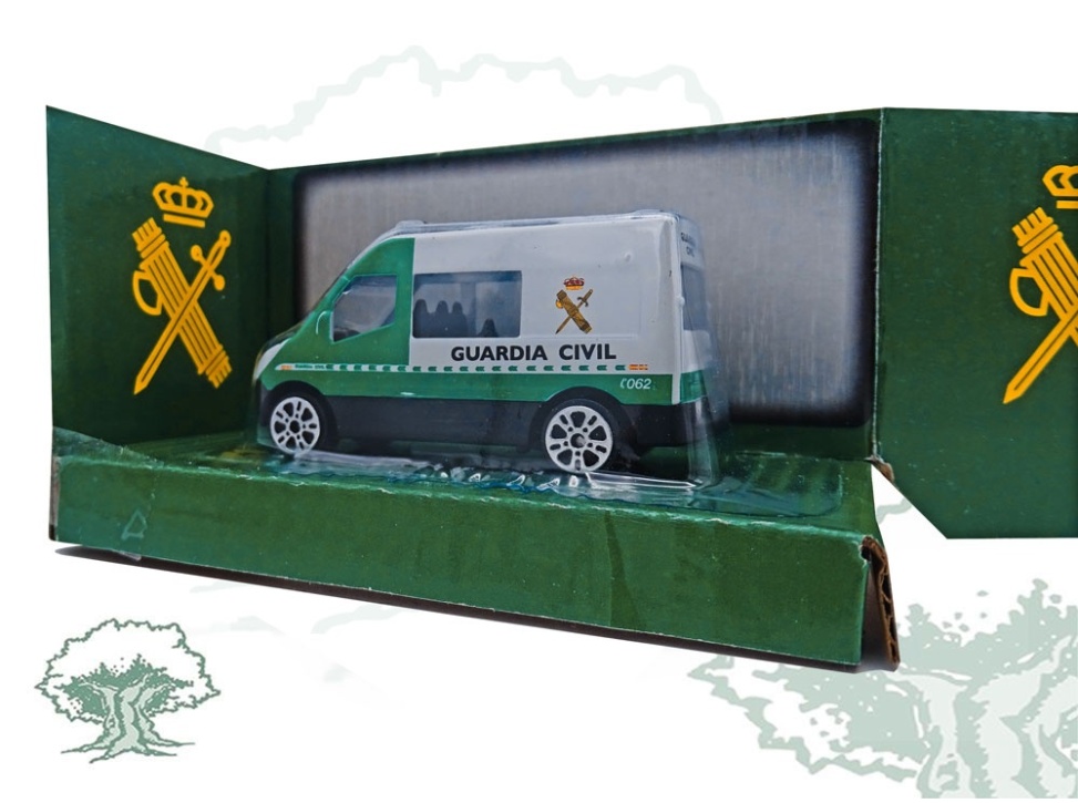 Furgón Guardia Civil de juguete metálico