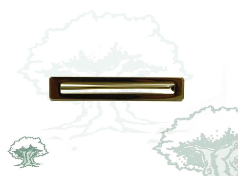 Laña de 2 huecos con imperdible