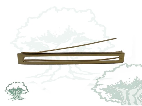 Laña de 3 huecos con imperdible