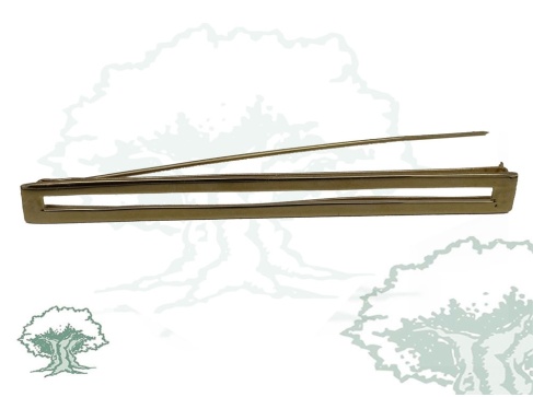 Laña de 4 huecos con imperdible