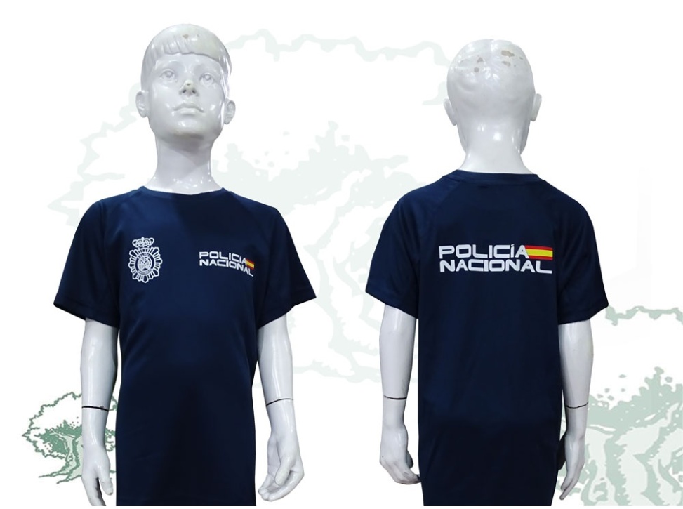 Camiseta Policía Nacional de niño