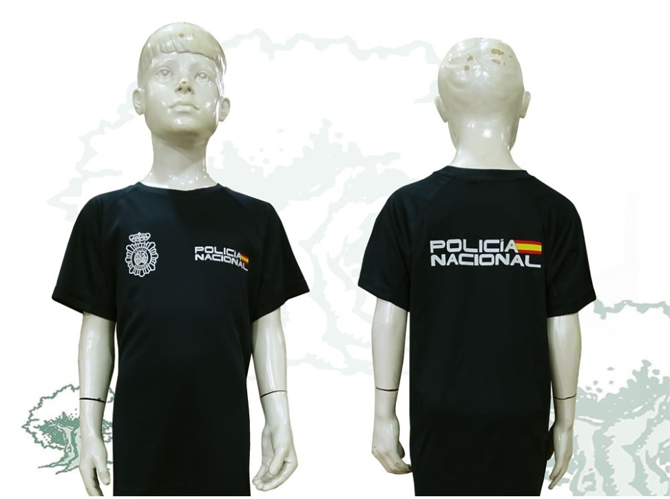 Camiseta Policía Nacional de niño