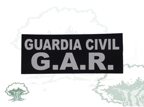 Logo reflectante GAR de la Guardia Civil