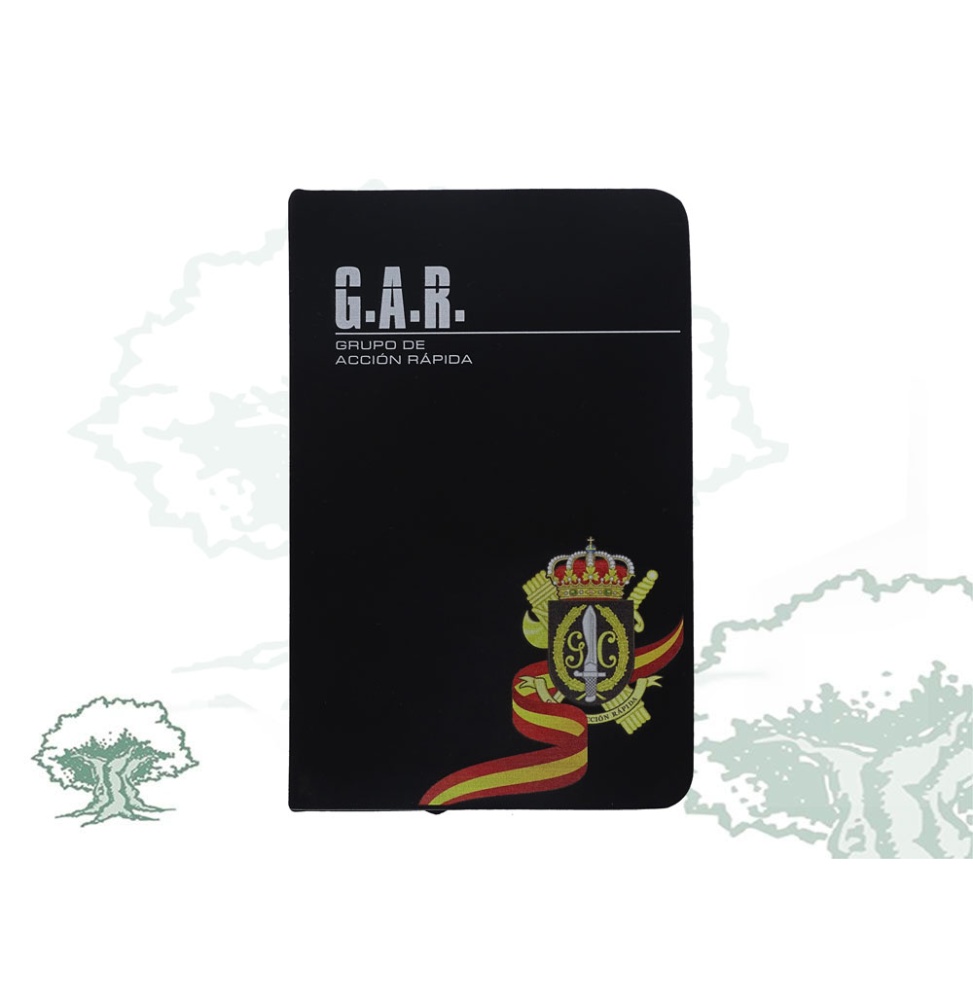 Libreta GAR de la Guardia Civil