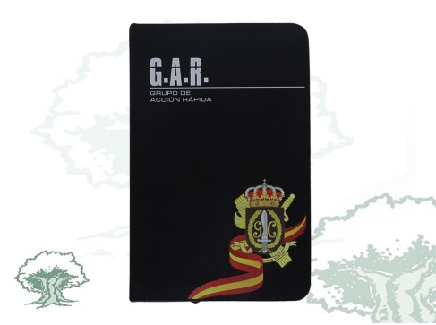 Libreta GAR de la Guardia Civil