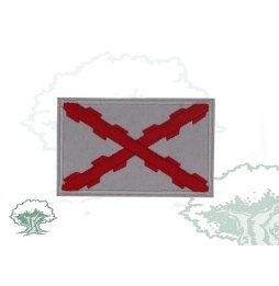 Parche bandera Cruz de Borgoña