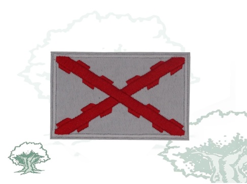 Parche bandera Cruz de Borgoña