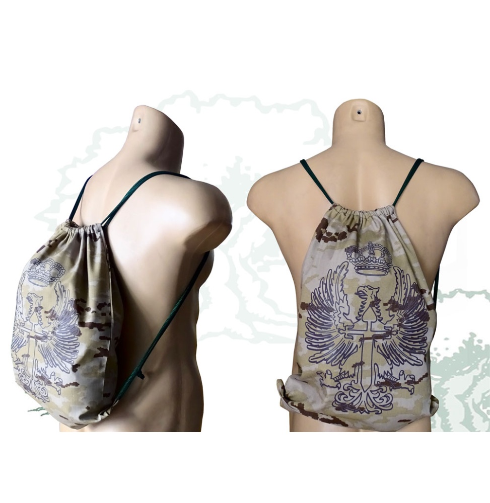 Mochila de cuerda Ejercito de Tierra camuflaje wooland