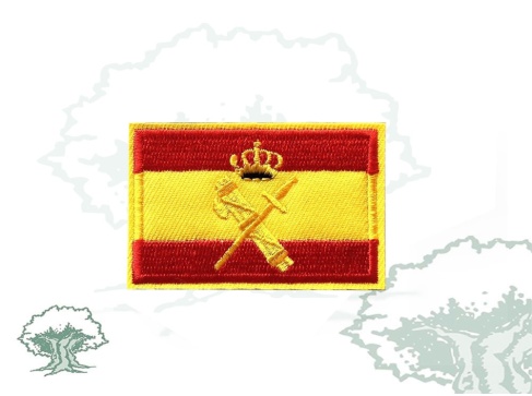 Parche Guardia Civil con bandera de España bordado