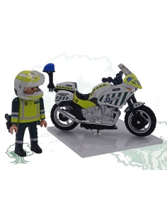 Muñeco articulado Guardia Civil de Tráfico con moto