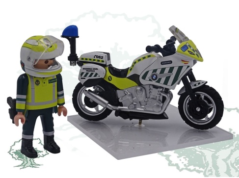Muñeco articulado Guardia Civil de Tráfico motorista