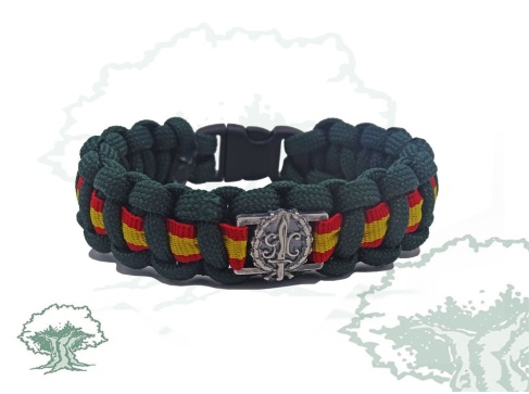 Pulsera GAR de la Guardia Civil de paracord
