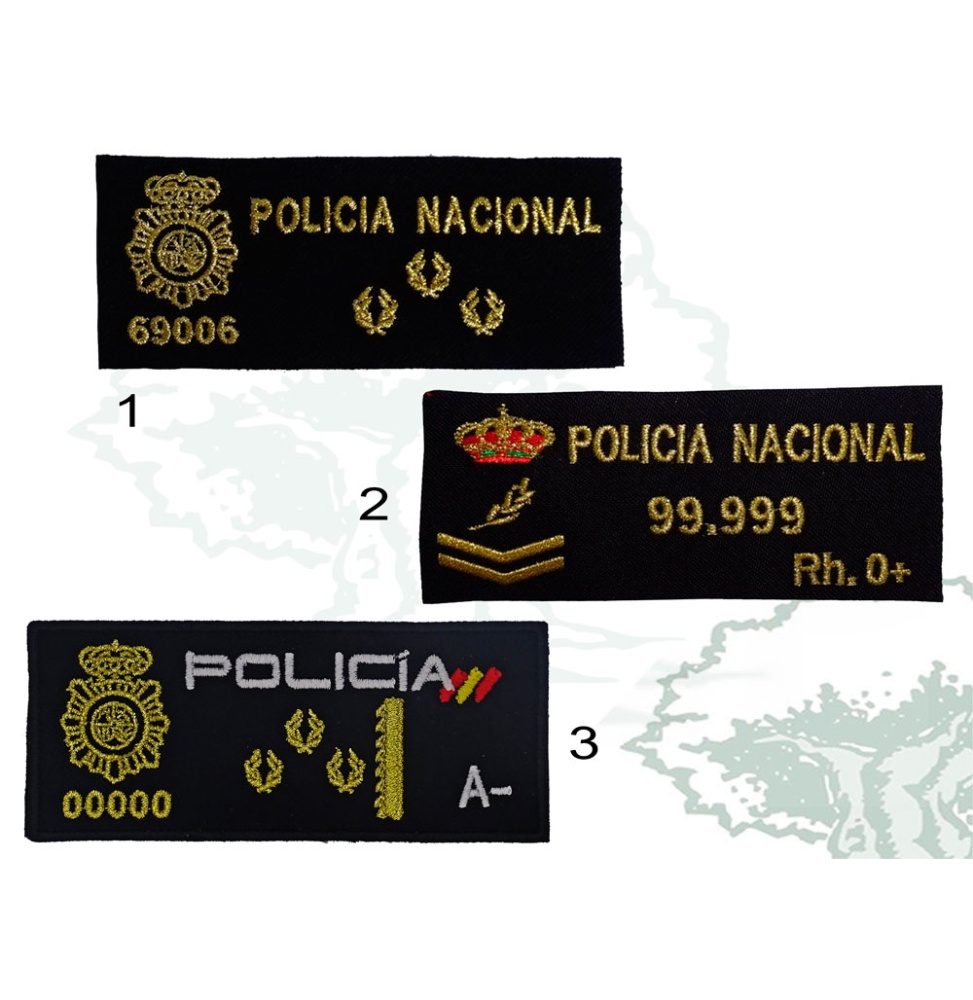 Galleta Policía Nacional personalizada