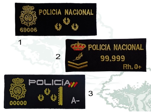 Galleta Policía Nacional personalizada