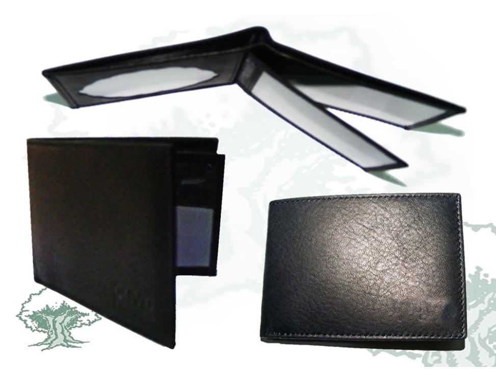 Cartera billetera con chapa