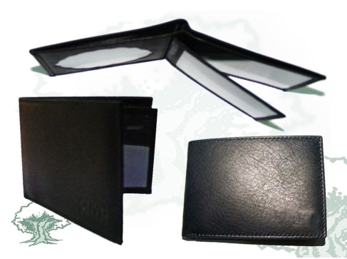 Cartera billetera con chapa