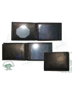 Cartera billetera Guardia Civil doble para chapa octogonal 2