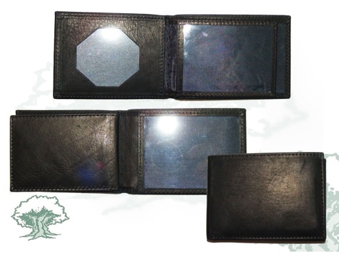 Cartera billetera doble Guardia Civil para chapa octogonal